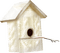 kikkapink winter birdhouse white deco - gratis png geanimeerde GIF