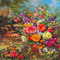 kikkapink spring background animated flowers - Bezmaksas animēts GIF animēts GIF