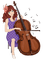 kikkapink girl purple music - ilmainen png animoitu GIF