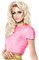 Woman Pink Gold Beige - Bogusia - gratis png animeret GIF