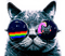 Nyan Cat (Render by me) - бесплатно png анимированный гифка