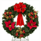 Kaz_Creations Deco Sympathy Spray Christmas Wreath - gratis png geanimeerde GIF