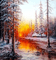 Rena Winter Landscape Sun Background Hintergrund - ingyenes png animált GIF