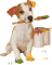dolceluna dog brush art - zdarma png animovaný GIF