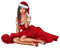 christmas woman by nataliplus - png gratuito GIF animata