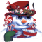 Kaz_Creations Snowman Snowmen - gratis png animeret GIF