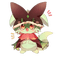 sprigatito cosplaying as meowscarada - 免费PNG 动画 GIF