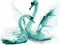 Y.A.M._Birds swans blue - бесплатно png анимированный гифка