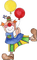 Kaz_Creations Clowns Clown - ilmainen png animoitu GIF