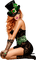 st.Patrick woman by nataliplus - Nemokamas animacinis gif