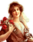 loly33  femme vintage - png gratuito GIF animata