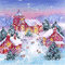 kikkapink winter vintage background christmas - Δωρεάν κινούμενο GIF κινούμενο GIF