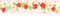 strawberry lace border - GIF animado grátis