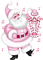Père Noël-Rose - png gratis GIF animasi