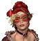 woman gif red mask laurachan - Безплатен анимиран GIF анимиран GIF