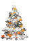 soave deco tree animated christmas black white - GIF เคลื่อนไหวฟรี GIF แบบเคลื่อนไหว