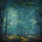 La Forêt de Nuit - png gratis GIF animado