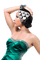 Kaz_Creations Woman Femme Green - nemokama png animuotas GIF