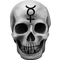 Gothic.Skull.Black.White - kostenlos png Animiertes GIF