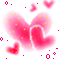 les coeurs  roses - GIF animé gratuit GIF animé