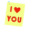 ♡§m3§♡ paper text words love yellow image - фрее пнг анимирани ГИФ