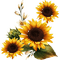 fleurs tournesols - zadarmo png animovaný GIF