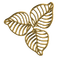 kikkapink deco scrap gold leaf - PNG gratuit GIF animé