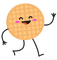 funny waffle - png gratuito GIF animata