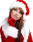 woman santa bp - png gratis GIF animasi