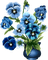 blue flowers by nataliplus - PNG gratuit GIF animé