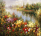 paisaje flores rio dubravka4 - png gratis GIF animado