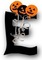 Gif lettre Halloween-E- - zdarma png animovaný GIF