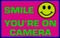 smile youre on camera - zadarmo png animovaný GIF