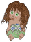 Babyz Girl in Green Pants - png gratis GIF animado