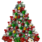 Santa Claus Christmas Tree - GIF animé gratuit GIF animé