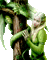 Woman Elf and Dragon Fantasy - Бесплатный анимированный гифка анимированный гифка