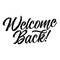Kaz_Creations Text Welcome Back - PNG gratuit GIF animé