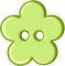 Bouton Fleur Vert - png gratis GIF animado