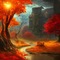 kikkapink autumn dark halloween background - ilmainen png animoitu GIF
