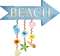 Kaz_Creations Deco  Logo Text Beach
