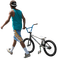 Kaz_Creations Man Homme Boy With Bike - фрее пнг анимирани ГИФ