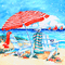 soave background animated summer beach umbrella