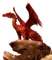 Rena red Dragon Dache tot Fantasy - png gratuito GIF animata