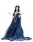 kikkapink winter fairy blue woman - gratis png geanimeerde GIF