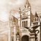 Y.A.M._Fantasy Castle background sepia - Free PNG Animated GIF