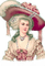 Vintage, Lady, Hut - Free PNG Animated GIF