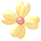 Kaz_Creations Deco Flower Colours Yellow