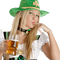 Kaz_Creations Woman Femme Irish Hat Lager - gratis png geanimeerde GIF