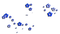Flowers Blue - besplatni png animirani GIF