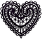 heart ,, lace - png grátis Gif Animado